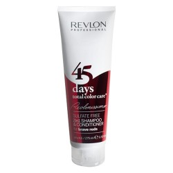 REVLONISSIMO 45 DAYS 2IN1 Šampon in balzam z dodanimi pigmenti BRAVE REDS